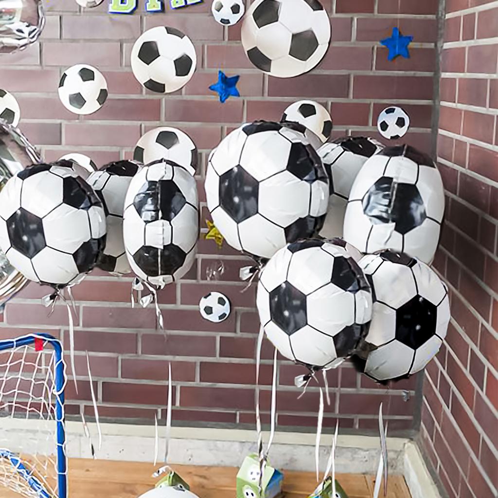 5 Stück 18 Zoll Fußball, Basketball Ballon Set, Jungen Geburtstagsdekoration, Weihnachten