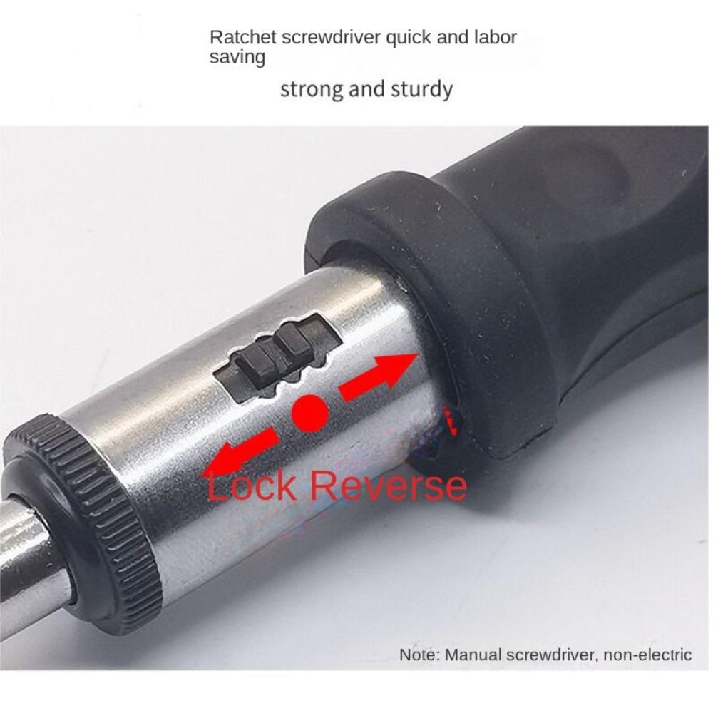 Steel Straight Screwdriver Handle Adjustable Screwdriver New Ratchet Screwdriver Handle  Bicycle