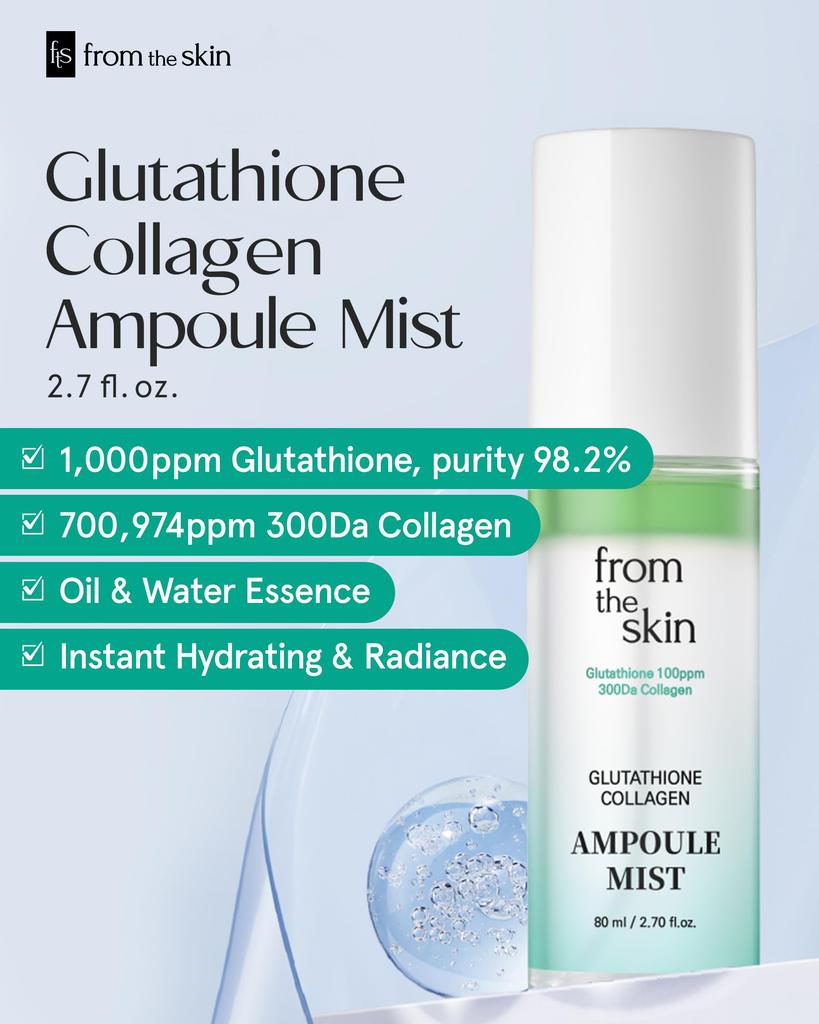 From the Skin Glutathione Collagen Ampoule Mist 80ml