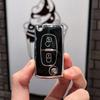Fashion TPU Car Flip Key Case Cover Shell Fob for Peugeot 107 207 307 308 407 607 3008 5008 for Citroen Xsara Picasso C5 C6 C8