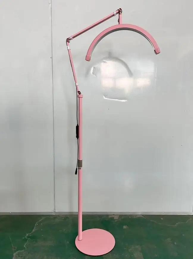 2025 New U-shaped Floor Lamp 20W LED Half Moon Laser Lamp Temperature 3000K-6000K LED Beauty Lamp Facial Care Tattoo Shooting