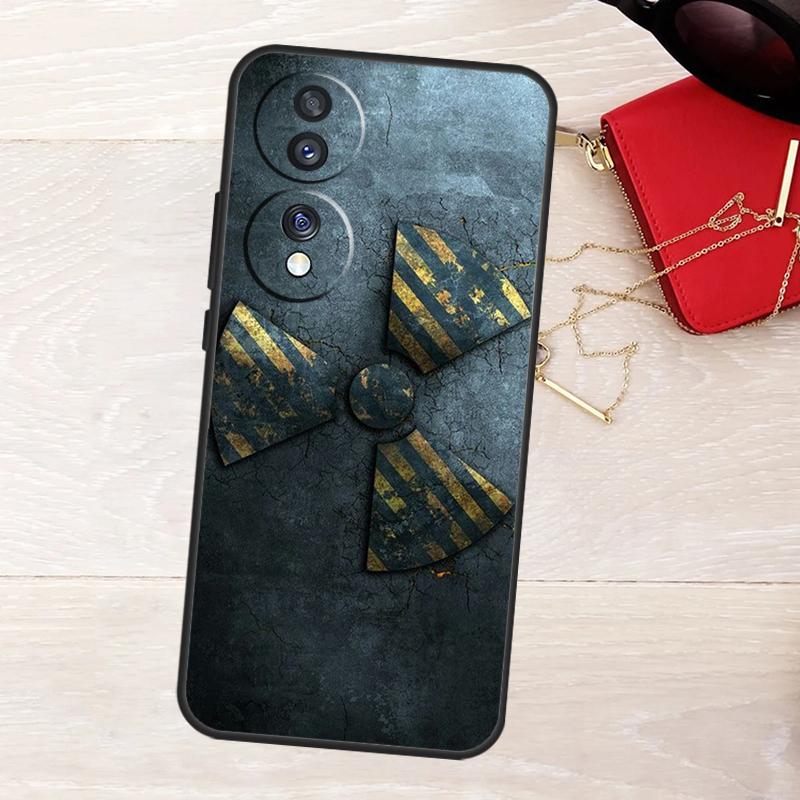 Nuclear Radiation Emblem Phone Case For Honor 90 70 50 Lite Magic 5 6 Pro X6 X7 X8 X9 X6a X7a X8a X9a X8b X9b Cover