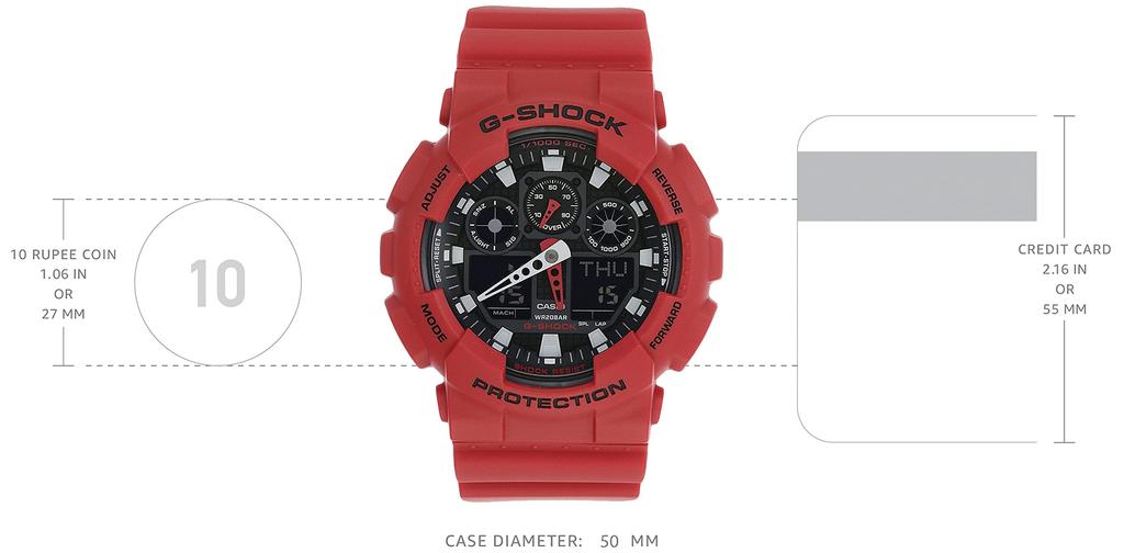 CASIO Watch G-SHOCK GA-100B-4A Men's [Imported]