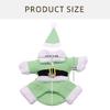 Lovely Christmas Outfit for Dog Cats Santa Costume Jumpsuit Hat Set Pet Festival Costume Theme Party Photoshooting Props