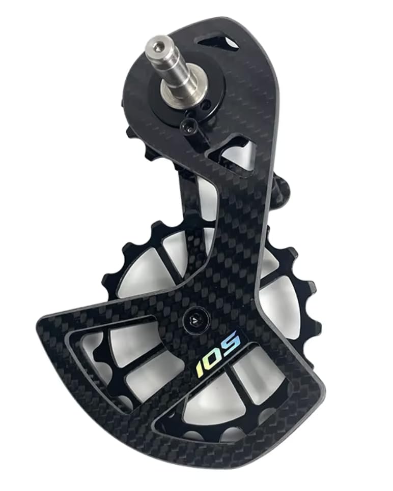 

105 R7000 R7100 Карбоновый Большой Шкив с Подшипником Комплект Шкивов Набор Шестерен с Подшипником из Углеродного Волокна Направляющее Колесо Заднего Колеса L-Twoo / (черный) чёрный