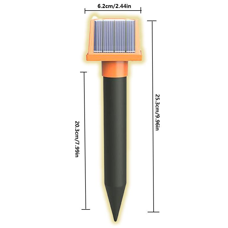 Ultraschall Solar Tierabwehr: Wasserdicht, Sonnenschutz, Schlangen- und Nagetierabwehr