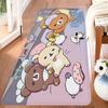 Classic Popular R-rilakkuma Cute Kitchen Mat Cheaper Anti-slip Modern Living Room Balcony Printed Modern Home Decor