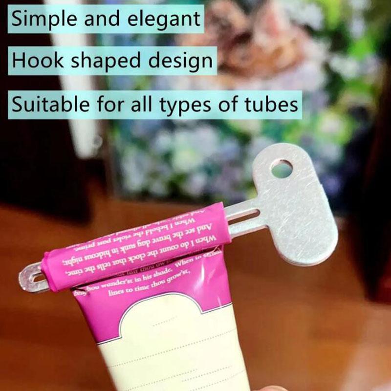 Creative Metal Key Stainless Steel Toothpaste Tube Squeezers Simple Toothpaste Roller Ointments Cosmetics Bathroom Accessories
