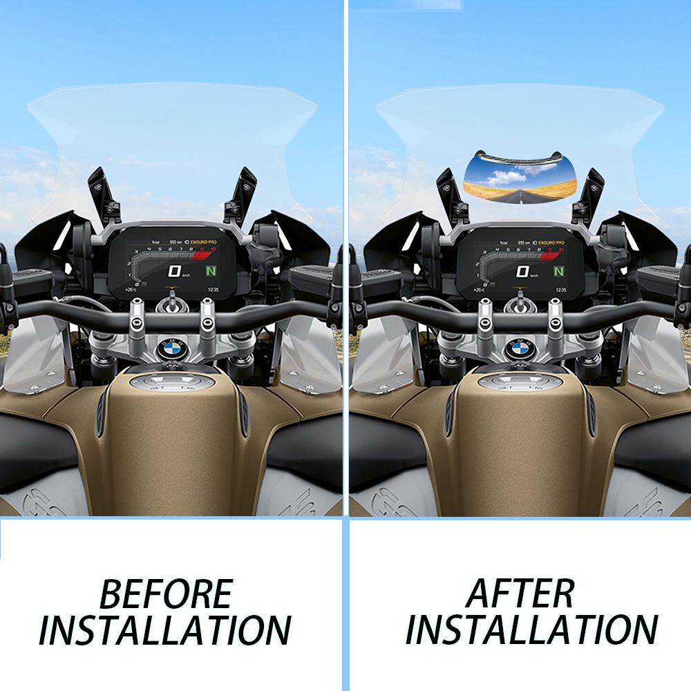 Motorcycle 180 Degree Safety Rearview Mirror Give Full Rear View For Bajaj Dominar 400 Pulsar 150 180 200 NS RS AS CFMOTO