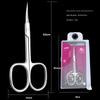 Professional Cuticle Scissors Nipper Trimmer Stainless Steel Cuticle Clipper Cutter Manicure Nail Tools