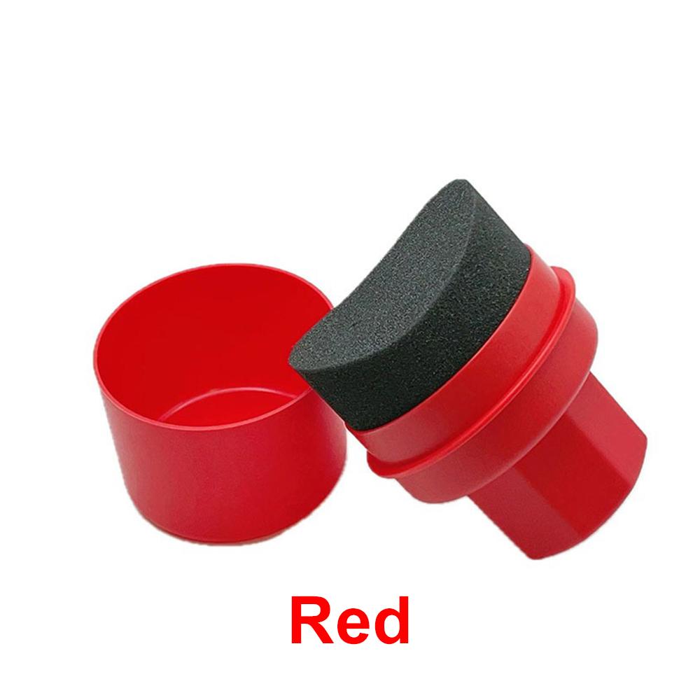 

Аппликатор для полировки автомобильных шин, портативная полировальная щетка, изогнутая накладка с чехлом, инструменты для контурной полировки колес