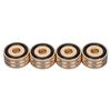 4pcs SP4010 Speaker Isolation Spike Stand Foot 40x20mm   1.57x0.78in Speaker Spikes for DAC Amplifier Recorder MeterGold