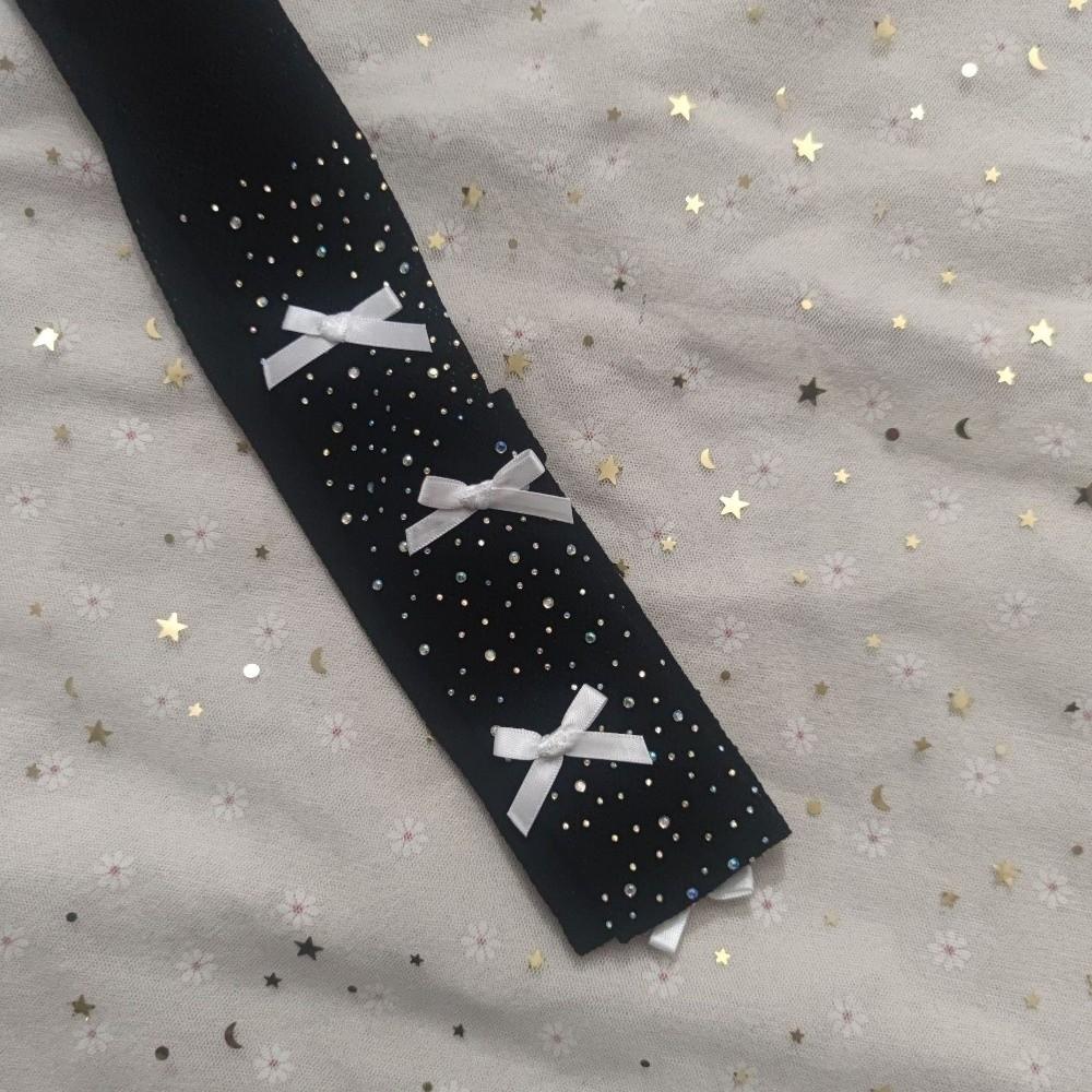 Collant Rete Traspiranti per Bambini con Strass Calze Colorate Scintillanti Moda