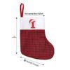 New Cross-Border Christmas Stockings: Festive Red English Letter Party Pendants for Kids