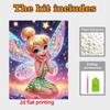 Disney Pearl Painting Set Tinker Bell with Pearls In The StarrySky Exquisite and Sparkling Artwork Perfect for Home Wall Decoration and Handmade Gifts