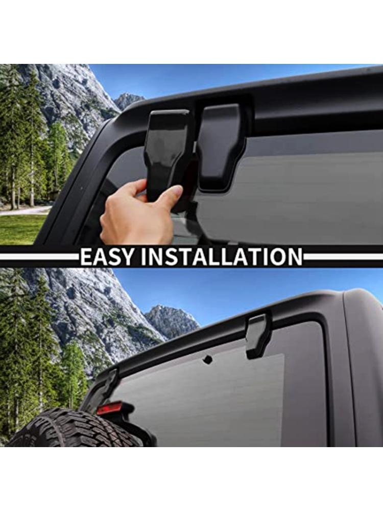 Rear Tail Door Window Hinge & Rear Rain Wiper Nozzle Decorative Cover Trim Interior Accessories 68413488A Used for