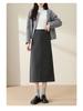 2026 Women's High-End A-Line Midi Skirt: Elegant, Slim-Fit, Hip-Hugging for Spring/Summer