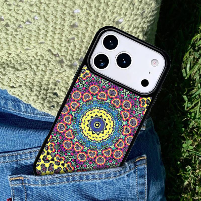 Abstract Mandala Phone Case Cover for IPhone 11 12 13 14 15 16e 17 Pro Max Coque for IPhone 17 Air