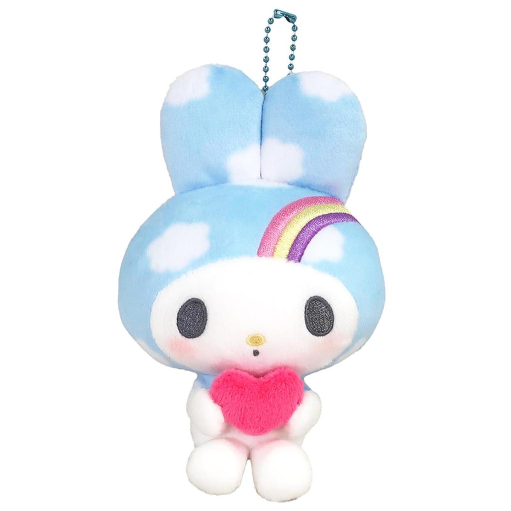 Nakajima Corporation My Melody Girly Pop Heart Mascot Blue 206008-25 H15 X W10 X D6.5cm