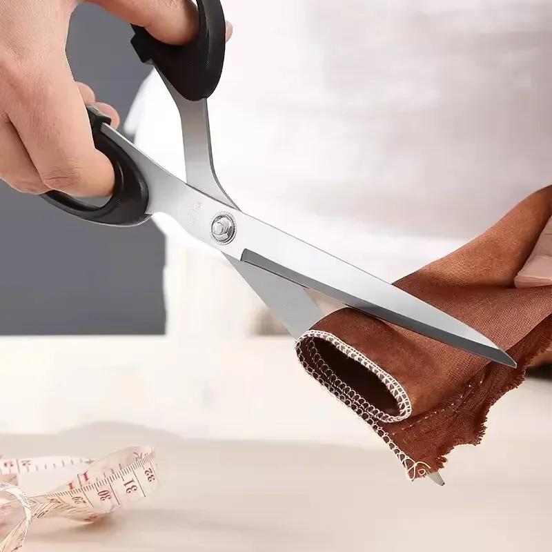 10 Inch Stainless Steel Tailor's Scissors For Fabric Professional Sewing Tool Garment Scissors Durable