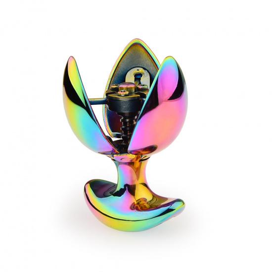 Adult Products Sex Fun Products Anal Lock Chastity Lock Opening and Closing Butt Plug Dilator a SM Metal Toy