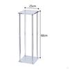Acrylic Vase for Wedding Centerpieces Tall Flower Vases Tabletop Geometric Risers