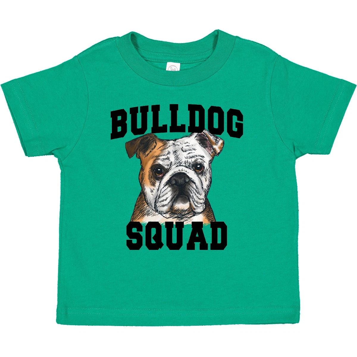 Inktastic Dog Bulldog Squad Toddler T-Shirt Pets I Love Dogs Lover Pet Breed Kid 100