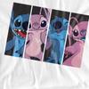 Lilo & Stitch Womens/Ladies Stitch & Angel Character Boxes T-Shirt