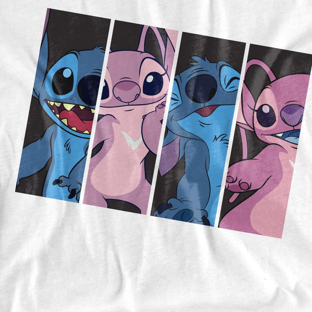 Lilo & Stitch Womens/Ladies Stitch & Angel Character Boxes T-Shirt