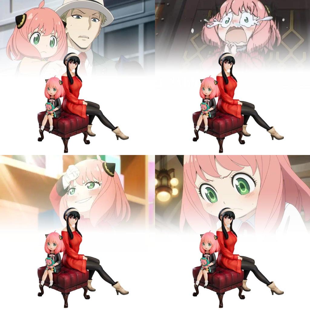 Eye Catching Anya And Yor Spy Family Figure Delightful 15cm Pvc Home Decor Piece