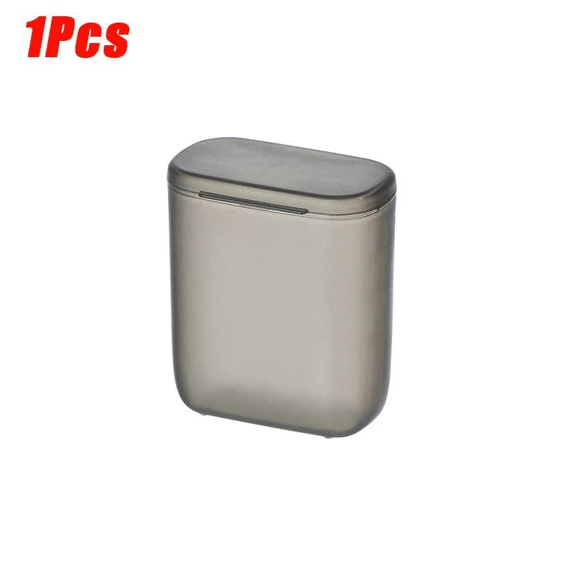 1Pc Desktop Data Cable Storage Box Dustproof Headphone Organizer Box With Cover Clear Cable Wire Container Box For Home Office