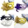 Venetian Masquerade Mask For Adults With Glittering Lace Handcrafted Costume Accessory For Halloween Parties