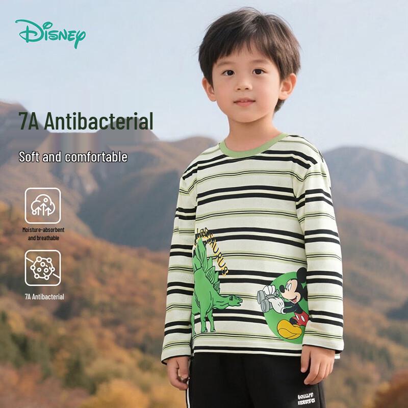 Детская хлопковая футболка с длинным рукавом Disney Микки и Минни 90