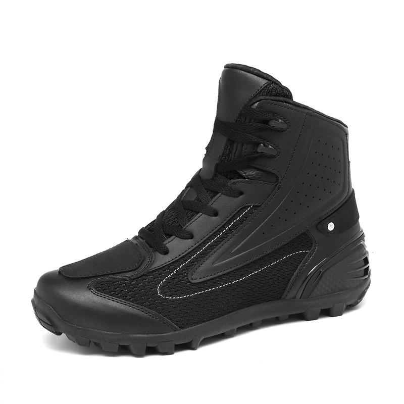 Motorradschuhe Motorradreitschuhe Herrenritter Vierjahreszeiten-Boardschuhe Motorradstiefel Rennstiefel Vierjahreszeiten-Motorrad-Reiseausrüstung