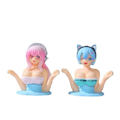 1Pcs Anime Puppe Innen Auto Dashboard Dekorationen Widget Sexy Anime Brust Schütteln Ornament Für Schlafzimmer/Home/Büro schreibtisch