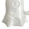 Halloween Mini Ghost Cover Cap for Trailer Coupling Glow-in-The-Dark Car Trailer Hitch Ball Cover for Towing Truck RV Accessories