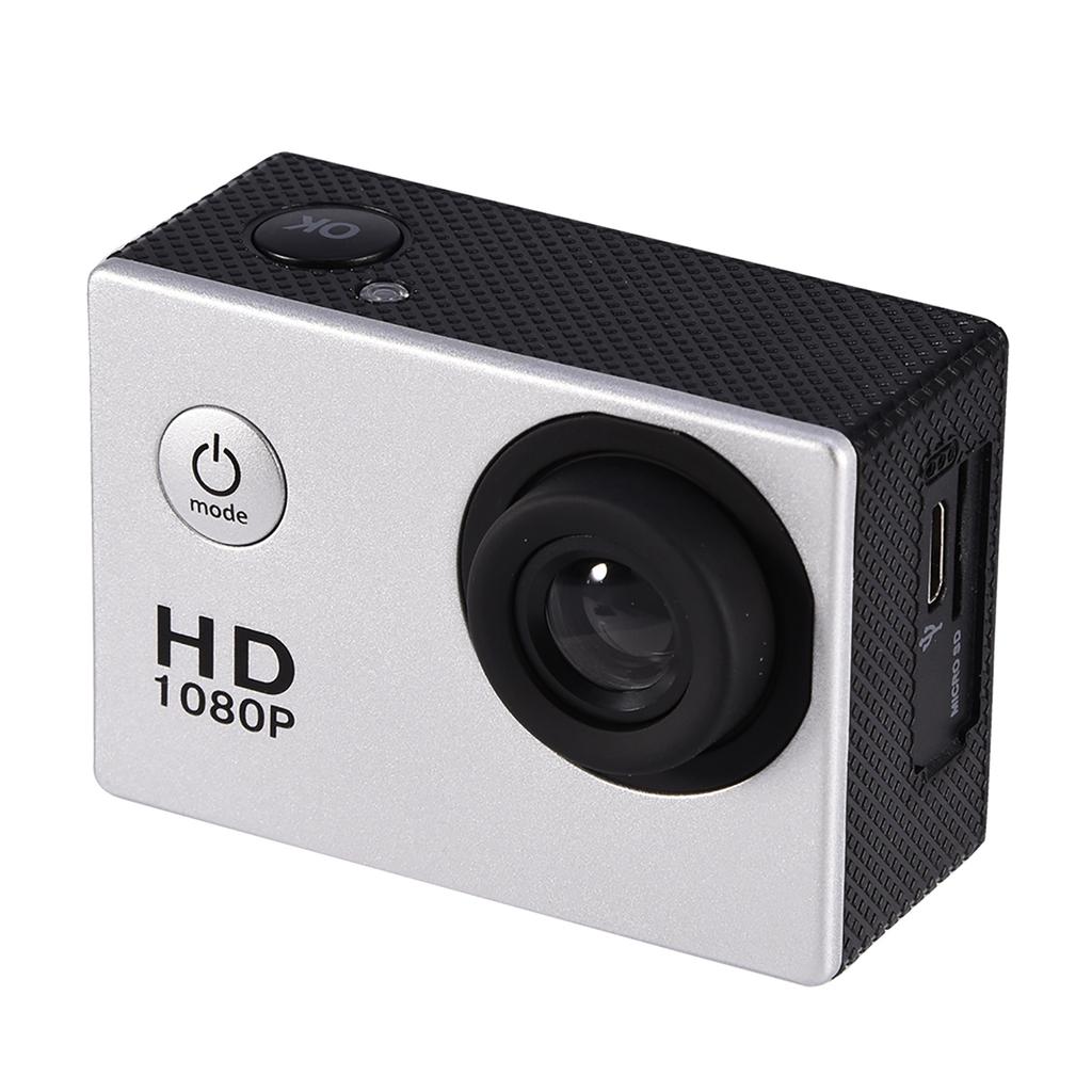 Waterproof Outdoor Cycling Sports Mini DV Action Camera Camcorder (Silver)