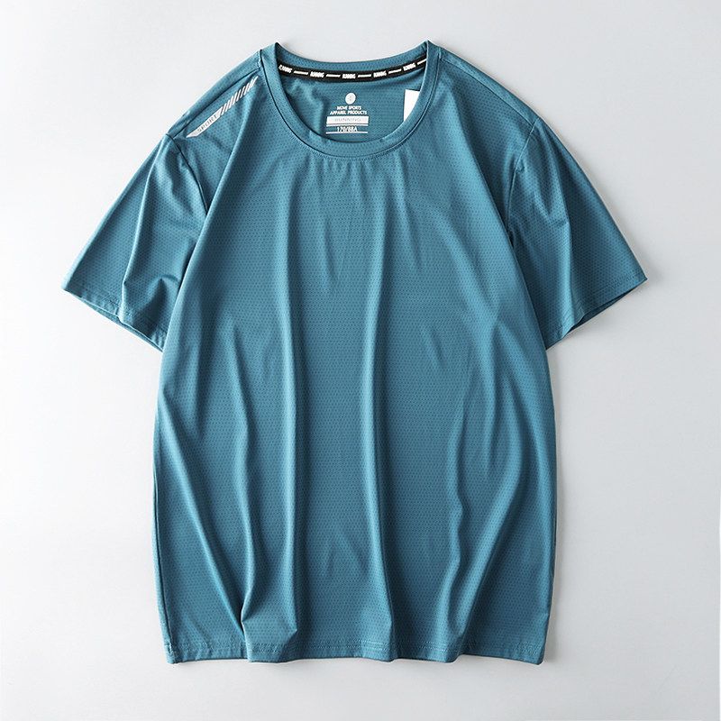 Sports Short Sleeve Original Order Men Quick Drying Clothes Ice Silk T-shirt