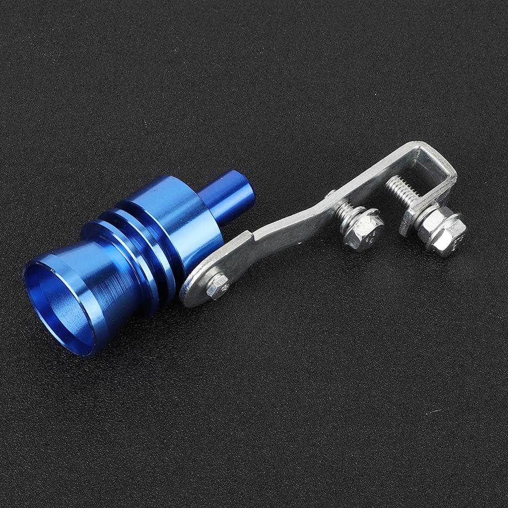 Car Turbine Whistle Exhaust Pipe Speaker Modified Automobile Motorcycle Car AccessoriesBlue