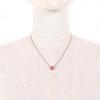 Excellent HERMES Necklace Mini Pop H Pendant Pendant Pink Silver Women Used