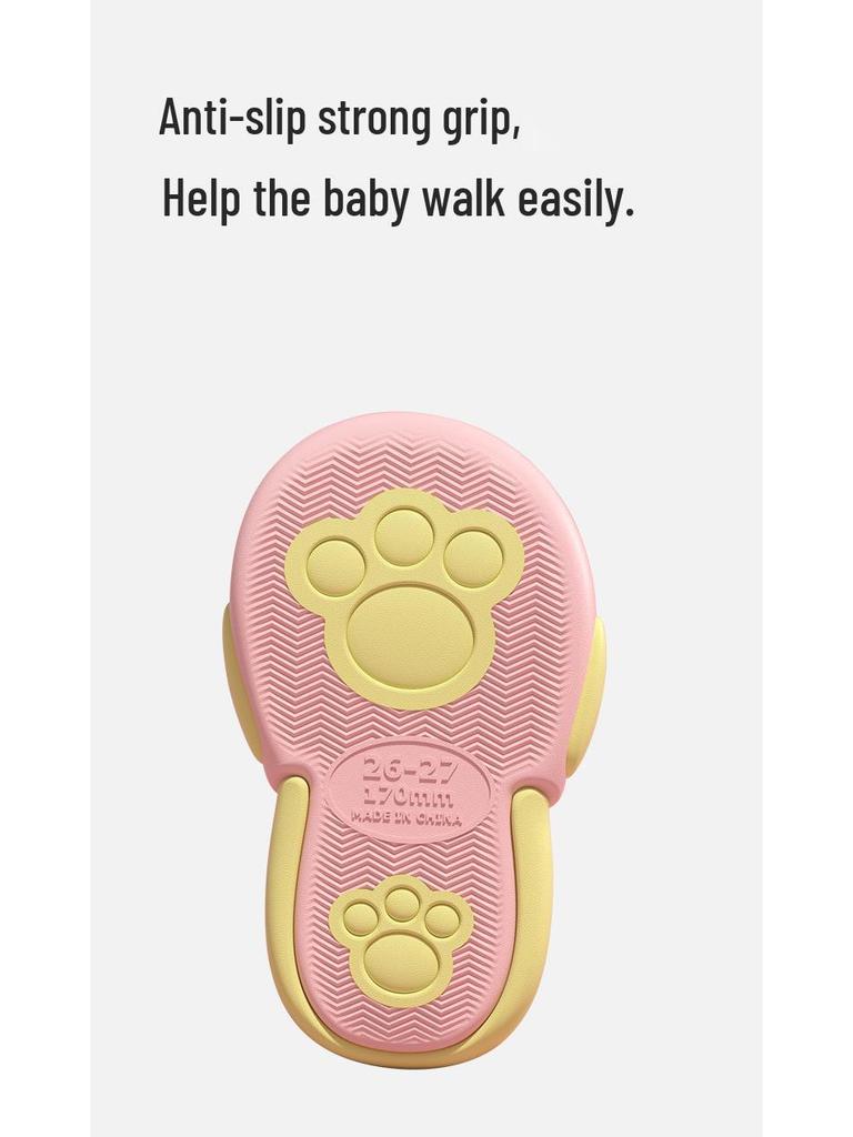 Authentic My Little Pony Parent-Child Non-Slip Summer Slippers for Kids - Pinkie Pie Cartoon Indoor Shoes