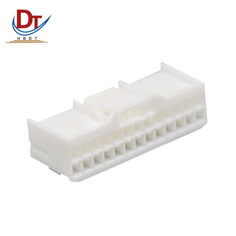 Domestic Automotive Wire Harness Connector, 26-Pin, White Plastic Shell, DJ7266-2.2-21