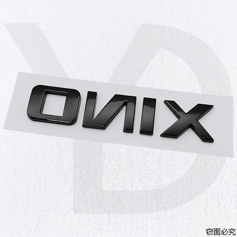 

10,7x2,3 см ABS Автомобильный Значок на Задний Багажник для Chevrolet ONIX 3D Шильдик Значок Боковая Модификация Декоративные Стайлинг Аксессуары