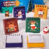 Mini Cartoon Schreibtischkalender Niedlich Mode Weihnachtskalender Tragbarer Taschenkalender Zeitplan Schreibtischdekoration Weihnachtsgeschenke