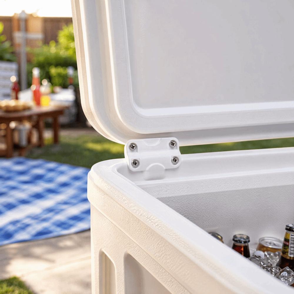 4Pcs/Set High Intensity Cooler Hinges for Igloo 50-165 Qt Rectangular Hinged Coolers
