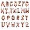16 Inch Slim Gold Letter Aluminum Foil Balloon Bright Gold Wedding Decoration Film Balloon