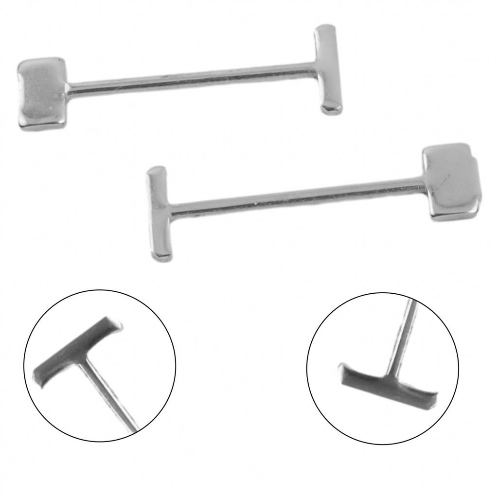 10PCS T-shaped Steel Needle PP Silver Stainless Steel 0.9mm