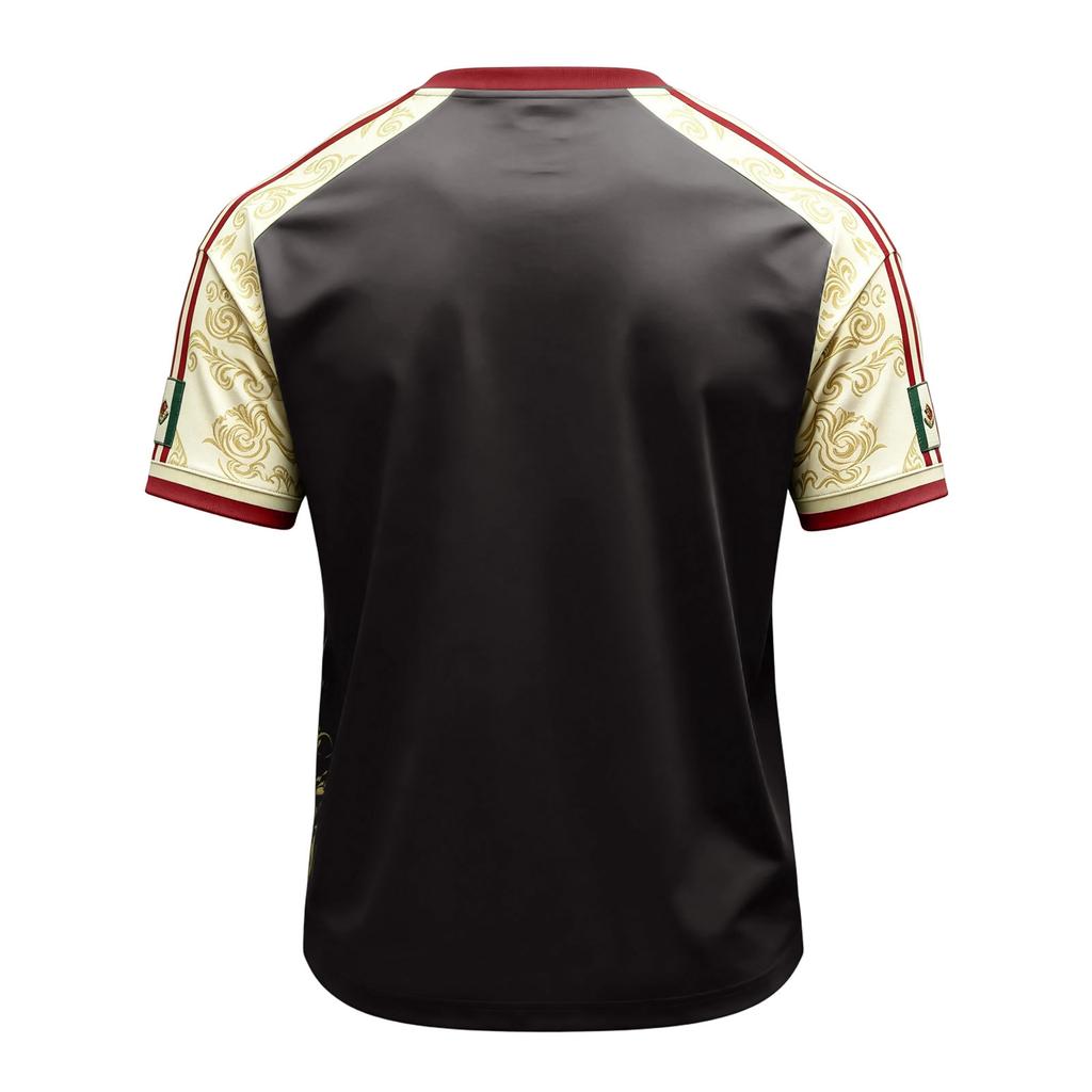 Men's Mexico Soccer Print Short Sleeve T-Shirt Casual Graphic Tee