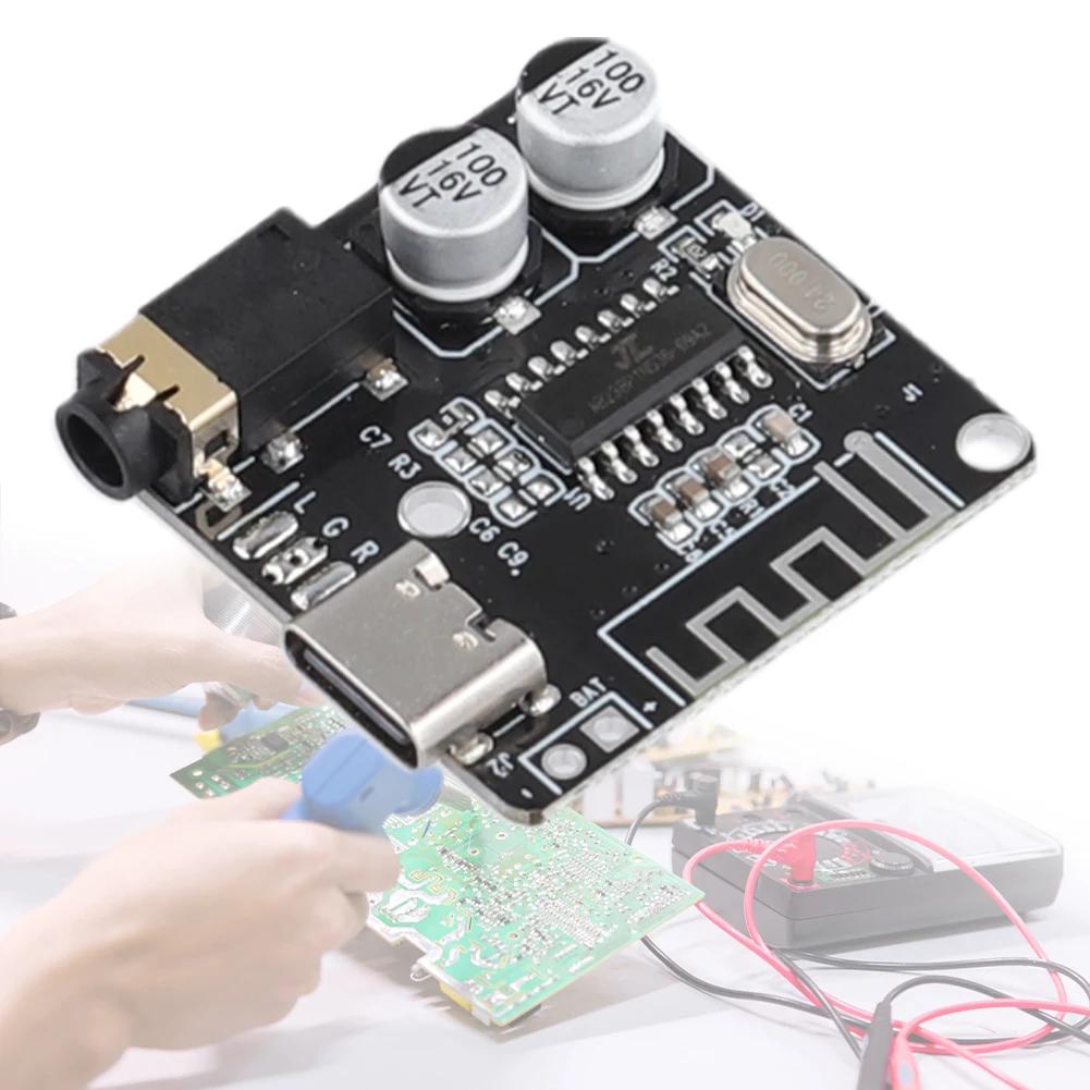 Audio Receiver Board Bluetooth-Compatible5.0 Type-C MP3 Lossless Decoder Board 3.7-5V MP3 Decoding Player Board for DIY