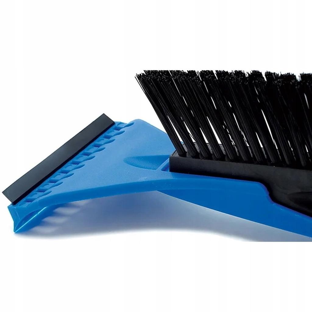 Car Window Ice Scraper with Brush 2 In 1, Various Colors, 1 Piece